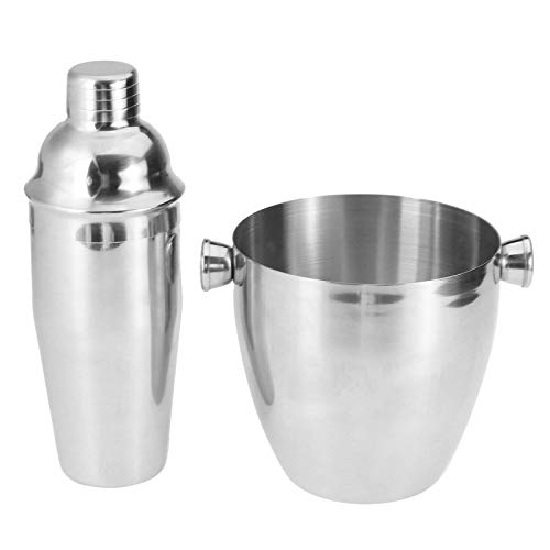 PN-Braes Cocktail-Shaker-Set, 16-teilig, Bar-Set, Edelstahl, Mixer, Barkeeper, Werkzeug-Set für Bar-Werkzeuge – Bild 6