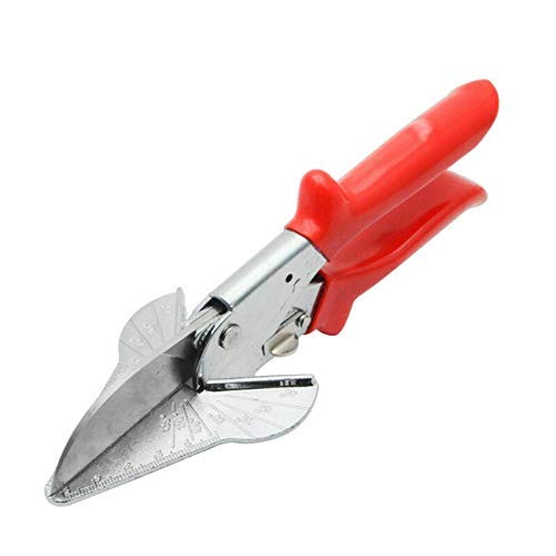 HugeAuto H842280 Miter Shears, Multi Angle Trim Cutter, Gasket Shear for Cutting Conduit, Tubes, Plastic Pipe, PVC, Picture Frames, Stripwood, ect, Adjustable Angel 45 degree to 135 degree