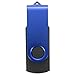 Voberry Voberry 1GB 2GB 4GB 8GB 16GB 32GB 64GB Swivel USB 2.0 Metal Flash Memory Stick Storage Thumb U Disk (1GB , Blue)