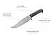 Perkin Fixed Blade Hunting Knives with Sheath-Custom Handmade Full Tang Bushcraft Fixed-Blade Knife for Camping, Hiking and Outdoor Activities-Unisex Adults-PKH