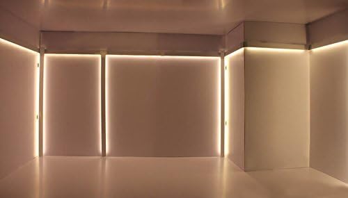 Profilo Alluminio Wall DIY Fai Da Te Per Muro Parete Soffitto Doppio Luci Indiretta Customize Tanti Lampadarie 1 Metro