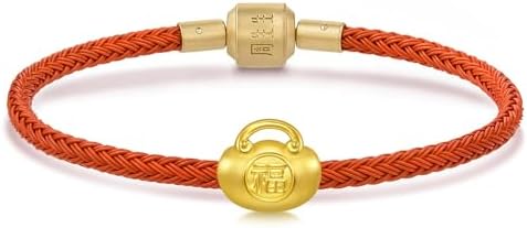 Amazon.com: CHOW SANG SANG 999 24K Gold Charme Blessing Bracelet