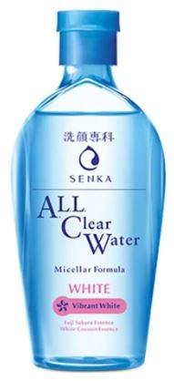 SENKA All Clear Water Micellar 70ml -Senka All Clear Water removes 3 Layers of impurities; Makeup, pollutants, and Oil.