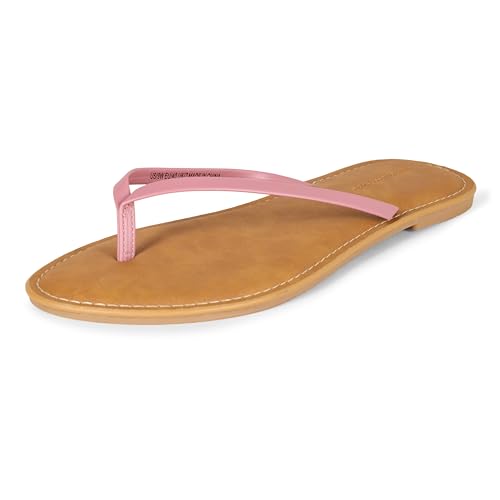 Amazon Essentials Sandale Tong Femme, Rosé Grisé, 42 EU Large