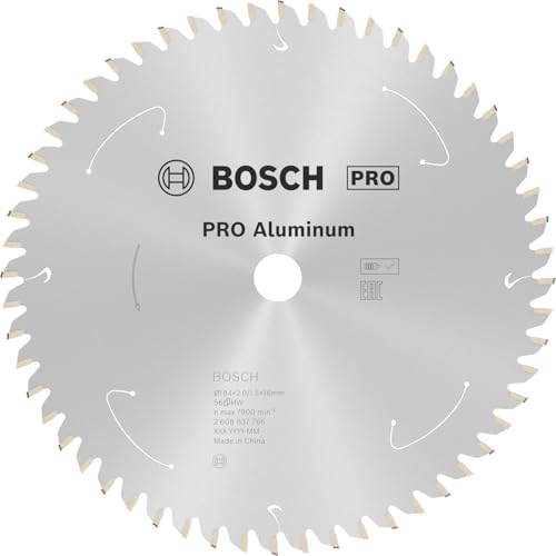 Bosch Professional Lama per sega circolare Standard for Aluminium (alluminio, 184 x 16 x 2 mm, 56 denti, accessorio per sega circolare a batteria)