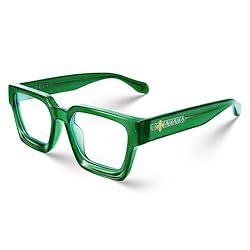 VISOONE Blue Light Blocking Glasses Rectangle Chic