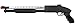 M590S 400 FPS Pump Action M590S Spring Powered Airsoft Shotgun BB Gun 1:black/Silver