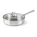 Calphalon Classic Stainless Steel Cookware Saute Pan, 3 Quart, Silver,2095189