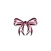 Pink Ribbon Bow Temporary Tattoo (Set of 2)