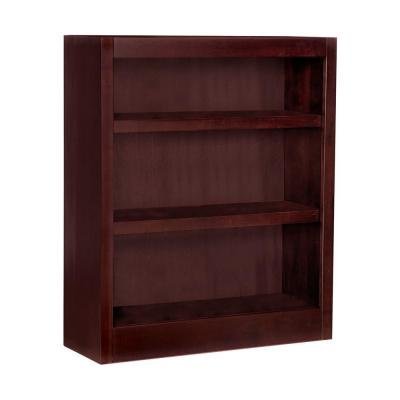 Concepts In Wood Midas Single Wide 3-Shelf Bookcase in Cherry
