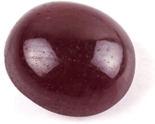 Neerupam collection natural red ruby 15 carat oval shape cabochone gemstone for jewelry making astrological purpose