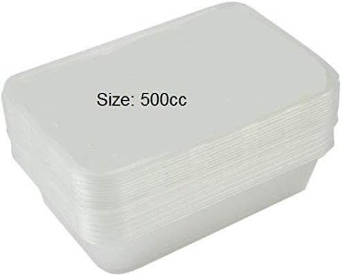 Microondas Plástico Contenedores con Tapa Ollas Uso Alimentario para