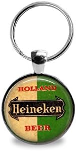 Vintage Heineken Beer Key Chain