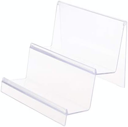 Wuweiwei12 1Pc Clear Acrylic Wallet Display Stand Holder Leather Handbag Purse Jewelry Stand