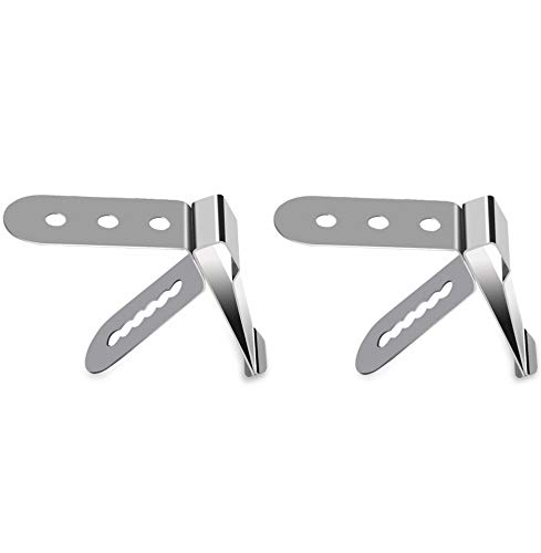 vorey Meat Thermometer Probe Clip for Ambient Temperature Readings of BBQ Smoker Oven Grill,Set of 2 Universal Style