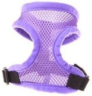 New Soft Fashion Puppy Safety Nylon Pet Control Harness Mesh Vest Dog Cat Breathable Pet Vest Collar For Small Medium-sized Dog --Purple (The Same Rim) M