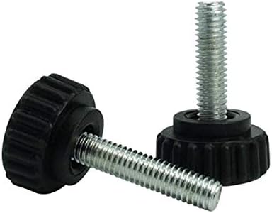 Luchang M6 M8 M10 38# Gewinde Kopfdurchmesser 38 mm Schwarz//Silberfarben Schraubenzieher mit Kunststoffkopf Ersatz Stern Handknauf Feststellschraube