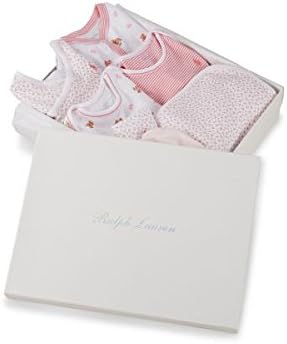 Amazon Co Jp ベビー 子供服 女の子 ギフトボックス ７点セット 並行輸入品 9mos Delicatepink 服 ファッション小物