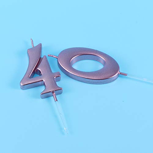 Amosfun-2pcs-40-Birthday-Candle-Cake-Toppers-Number-Decoration-Candle-for-40th-Birthday-Party-Wedding-40-Anniversary-Celebration-Number-40-Rose-Gold