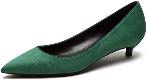 Women's Comfor Classic Slip On Pointed Toe Dress Shoes Low Heel Pump Wedding Shoe