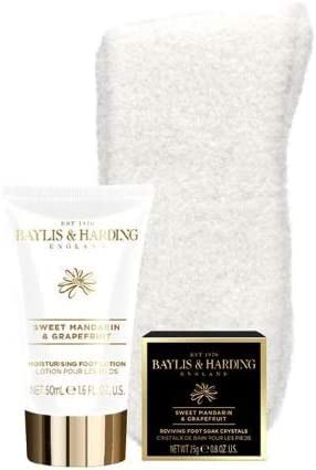Baylis & Harding Sweet Mandarin & Grapefruit White Edition Gift Set (Luxury Sock Set)
