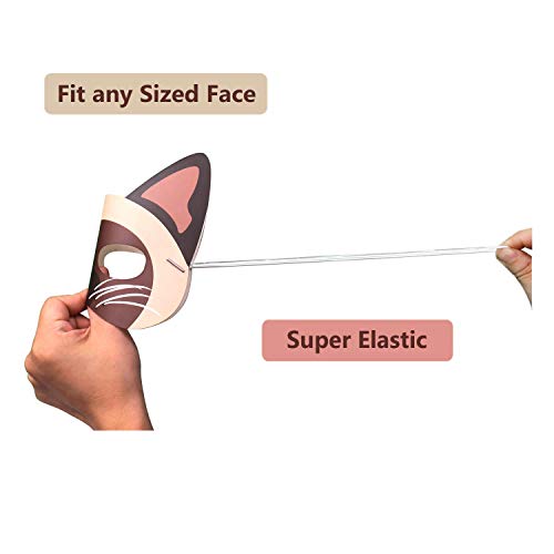 4 Masks+Kitten+Halloween+Party+Costumes