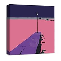 Canvas Wall Art Landscape Canvas Prints Home Artwork Decoration for Living Room, Bedroom - 12x12 inches