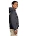 Gildan mens Heavy Blend 8 oz. 50/50 Hood(G185)-DARK HEATHER-L