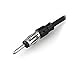 Waterproof Car Radio Antenna Rubber Flexible Mast Radio FM/AM Antenna -Black