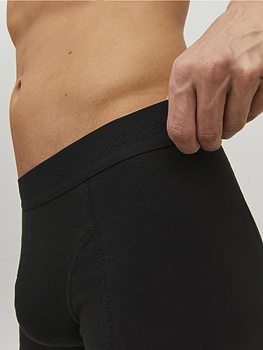 Herren Jactone in Tone Trunks 5 Pack Boxer Shorts, Schwarz, S EU