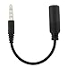 3.5mm Male to 2.5mm Female Stereo Headphone Adapter for iPhone/Black