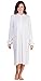 Calida Women's Soft Cotton Long Sleeve Mandarin Collar Short Gown 33800