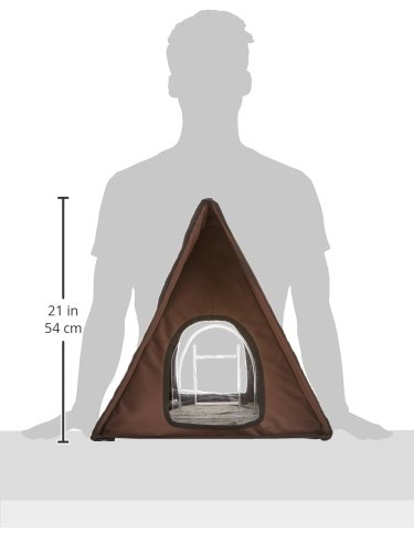 K&H Pet Products Outdoor Heated Multi-Kitty A-Frame Chocolate 35" x 20.5" x 20" 40W