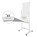 ShowMaven 48 x 24 Inch Mobile Whiteboard 360°Double-Sided Magnetic Dry Erase Board,74