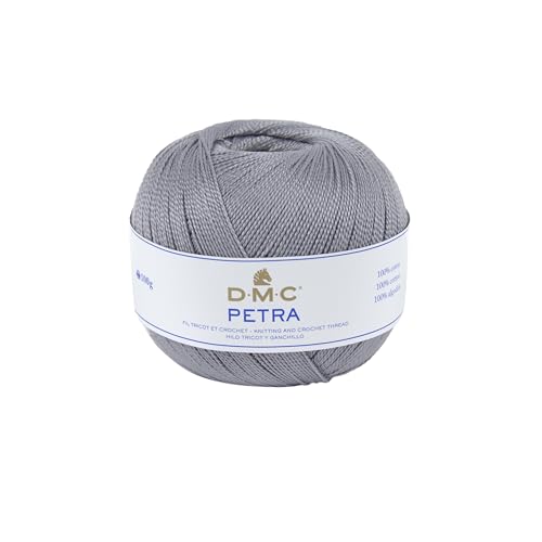 DMC Petra Garen Maat 3, 100% Katoen, Donkergrijs, 9x9x8 cm