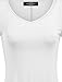 Made By Johnny MBJ WT737 Womens Long Sleeve Handkerchief Tunic L White