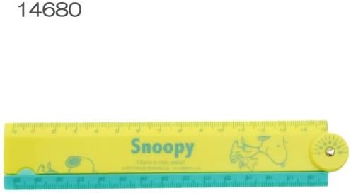 Amazon スヌーピー ツートーン 30cm折りたたみ定規 分度器付きキャラクター文具 Mgr Ye 定規 文房具 オフィス用品