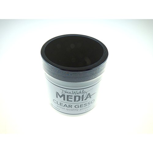 Ranger MDM46424 Dina Wakley Media Gesso 4oz Jar-Clear