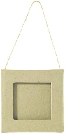 décopatch CD691O Mini Hanging Square Frame, Brown