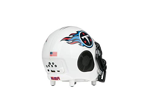 Nima Athletics NFL Officially Licensed Football Helmet Portable Bluetooth Speaker Tennessee Titans (Medium)