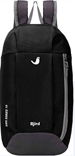 Bjird Enjoy India SassieKids Series 10 LTR Black Casual Backpack Waterproof School Bag (Black, 10 L)