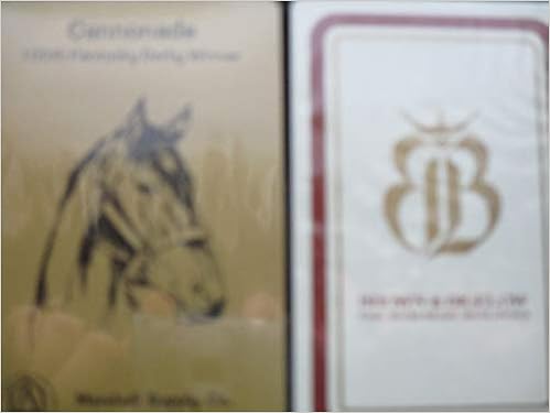 Advertising Collectible 2 Decks Of Playing Cards Cannonade 100th Kentucky Derby Winner And Brown Bigelow The Business Builders Marshall Supply Co Amazon Com Books