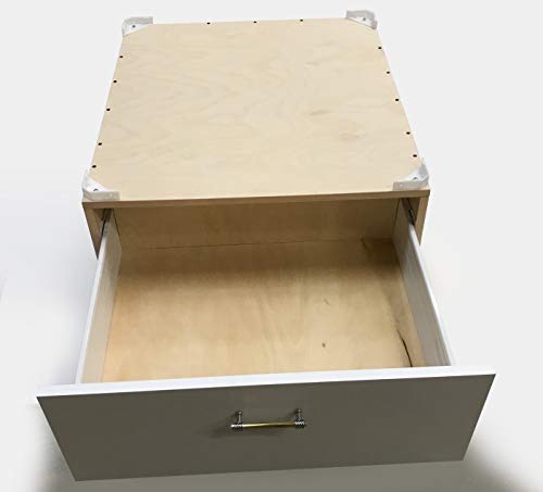 Laundry Pedestal with Storage Drawer - Choose Your Size - - Thumbnail 3
