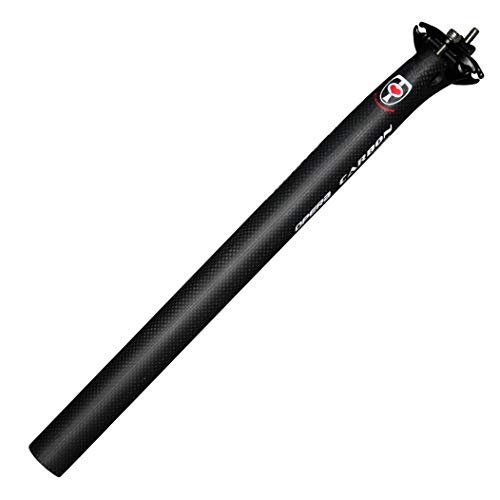 Opera Bike Seatpost Carbon Fiber Road Bike Mountain Bike Offset Seat Post - 27.2/31.6 mm Diameter Bicycle Seat Post (31.6x400 mm)