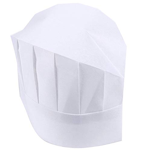 Chef Hats 24 Pack Disposable White Paper Chef Toques Chef