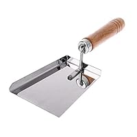 GreatGiftList Beekeeping Supplies, Stainless Steel Wood Handle Cleaning Beehive Shovel Beekeeping Clean Tool Scoop