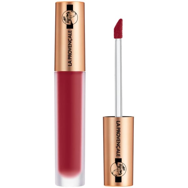 La Provençale - Le Rouge Mat Ores - 100% Ingredients of Natural Origin - Enriched with Nourishing Oil - For Intense Lips with Velvety Matte Finish - Gargas Red (320)
