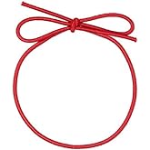 K-Kraft Stretch Loops for Crafts and Easy Gift-Wrapping with Pre-Tied Bows (22 INCHES, RED)