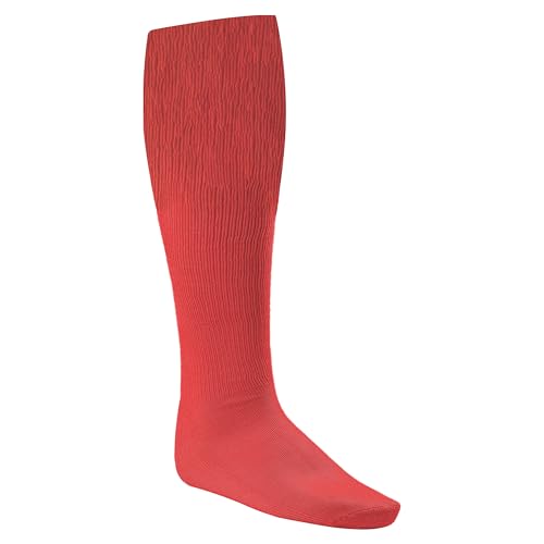 Champion Sports Rhino All Sport Athletic Socks, Scarlet, Large (10-13)