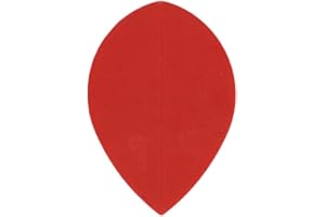 US Darts 5 Sets (15 Flights) RED Pear Flights - 75 Micron
